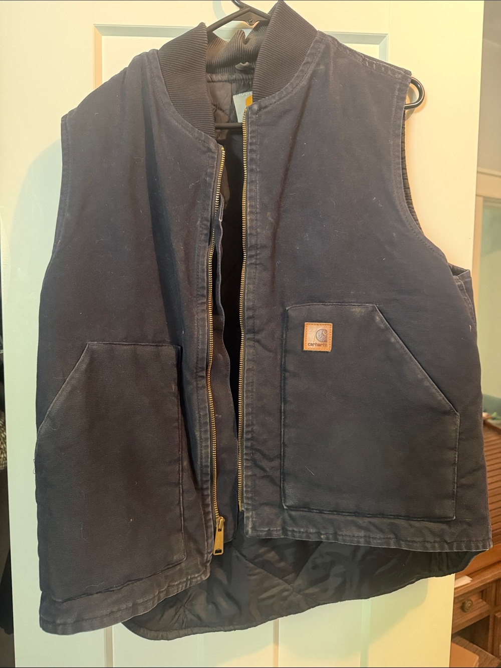 Carhartt Navy Blue Workwear Vest
